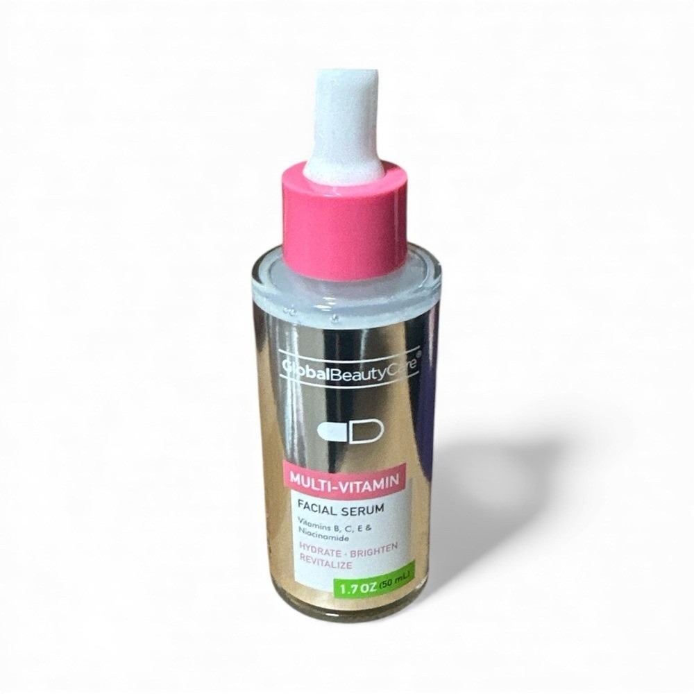 Global Beauty Care Multi-Vitamin Facial Serum -‎ Pink & Silver
